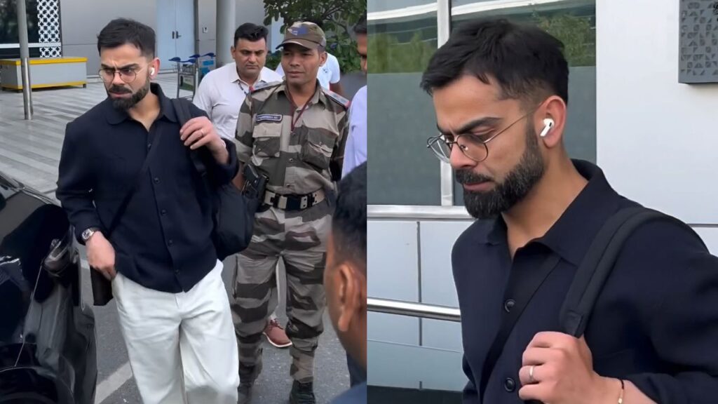 Virat Kohli in India for australia tour