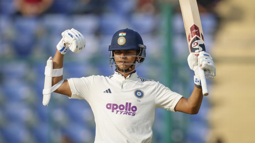 Yashasvi Jaiswal ind vs wi 2nd test day 2