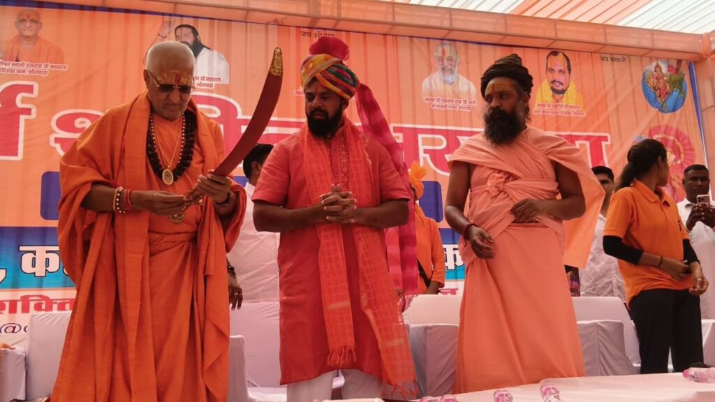 Telangana MLA honoured with traditional turban