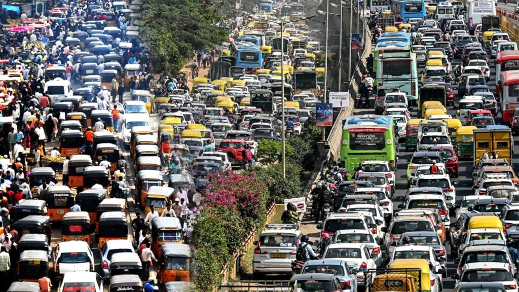 Delhi traffic
