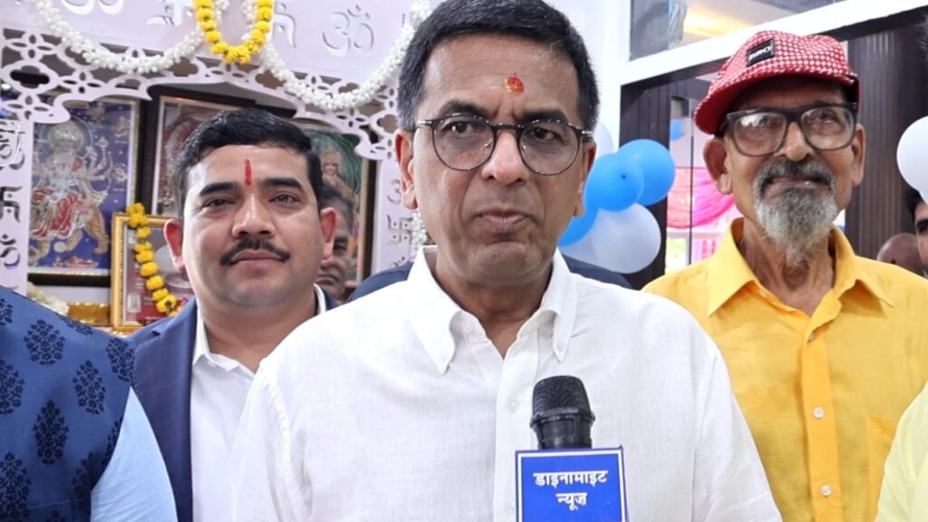 DY Chandrachud, the 50th Chief Justice of India, wishes Dynamite News on its 10th anniversary