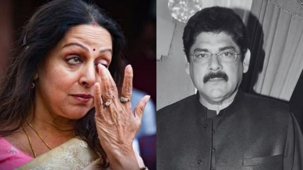 Hema Malini and Pankaj Dheer