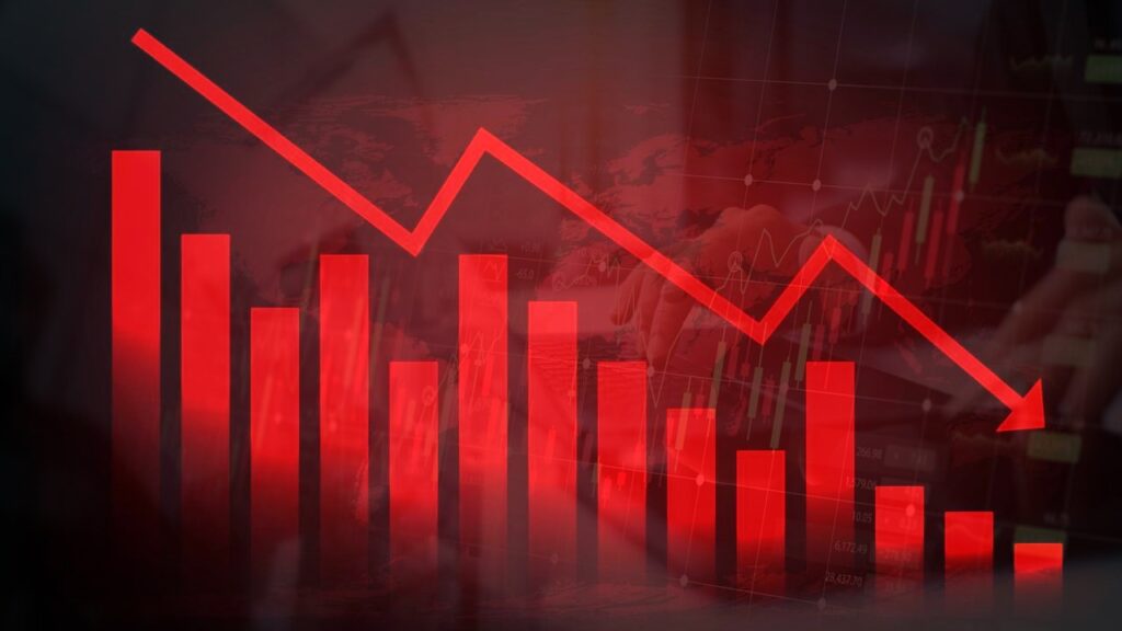 share market down