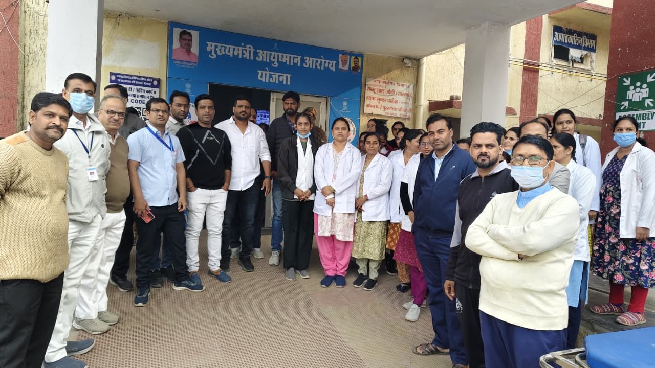 Bhilwara News: एमजीएच में नर्सिंग स्टाफ की कमी पर उभरा असंतोष, राजस्थान नर्सेज यूनियन का जोरदार प्रदर्शन