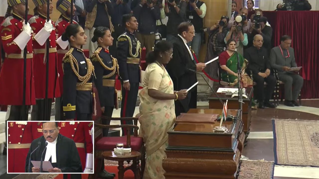 CJI Oath Ceremony Live: जस्टिस सूर्यकांत बने भारत के 53वें मुख्य न्यायाधीश, राष्ट्रपति द्रौपदी मुर्मू ने दिलाई शपथ