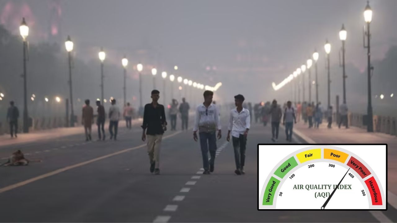 दिल्ली ठंड और प्रदूषण दोनों का कहर, AQI एक बार फिर खराब श्रेणी में; जानें कब मिलेगी राहत?