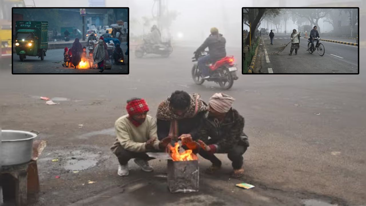 दिल्ली में ज़हरीली हवा का प्रकोप जारी, कोहरा और धीमी हवाओं से बढ़ी मुश्किलें, जानें कितना है आज का AQI