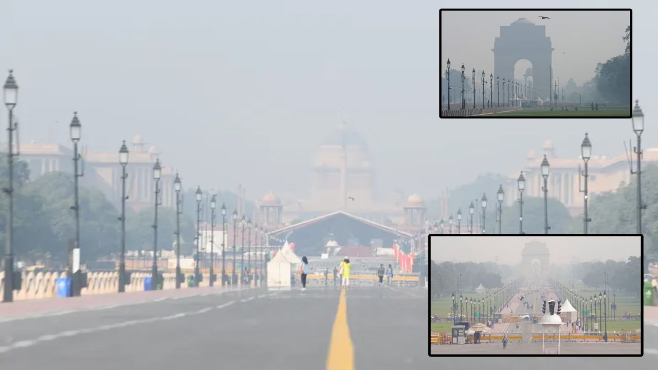 दिल्ली में रविवार सुबह घना स्मॉग, AQI ‘बहुत खराब’ श्रेणी में; फिर बदले GRAP प्रावधान