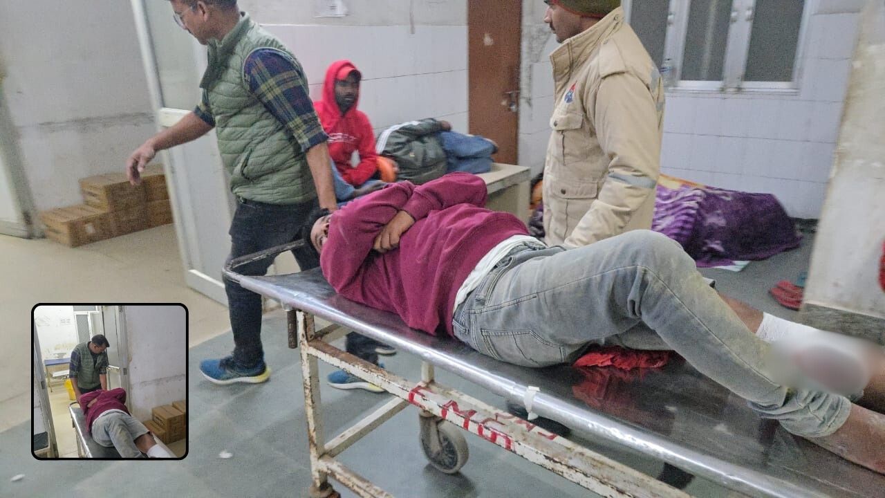 देवरिया में तड़तड़ाई गोलियां! पुलिस मुठभेड़ में बिहार के गो-तस्कर को दबोचा, पैर में लगी गोली