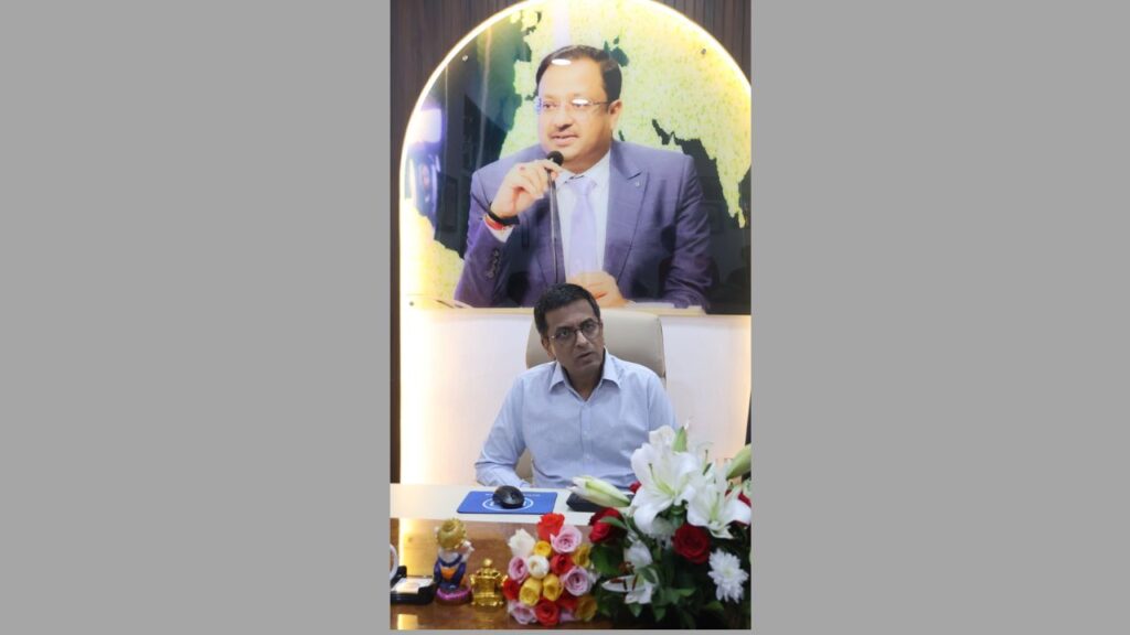 Dr DY Chandrachud at Dynamite News Headquarters