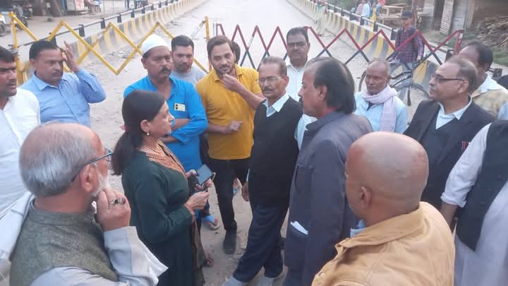 रायबरेली में तीन महीने से टूटा पड़ा है आरओबी, पूनम सिंह ने कहा-होगा जनांदोलन