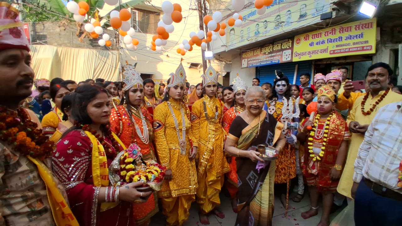गोरखपुर में भव्य आस्था का समागम: सीताराम विवाह उत्सव सम्पन्न राम बारात में उमड़ा जनसैलाब