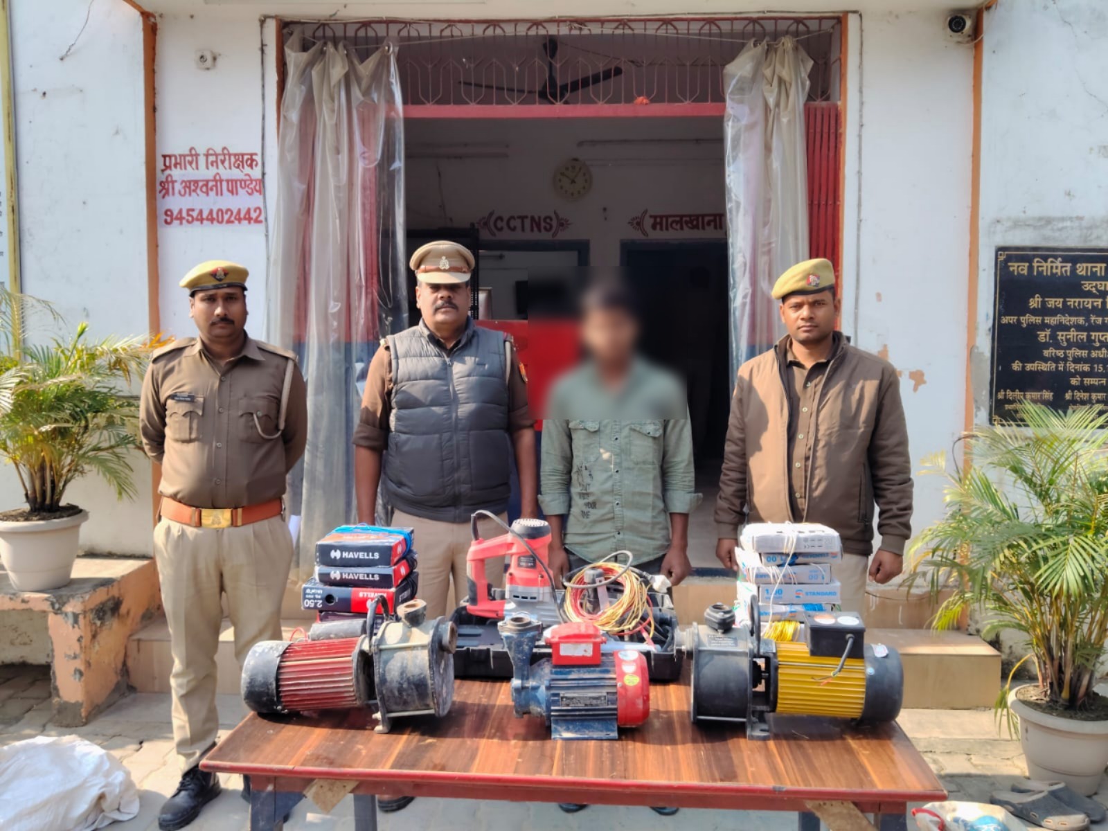 गोरखपुर चोरी की वारदात का खुलासा: गीडा पुलिस ने बड़ी सफलता हासिल की, लाखों के माल संग 1 अभियुक्त गिरफ्तार