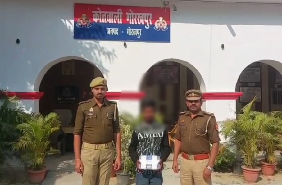 Gorakhpur: हत्या के प्रयास में नामजद आरोपी गिरफ्तार, अवैध असलहा और कारतूस बरामद