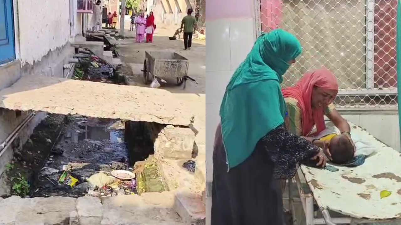 Kaushambi: नगर पालिका की लापरवाही ने ली मासूम की जान, नाले में गिरकर 2 वर्षीय बच्ची की मौत