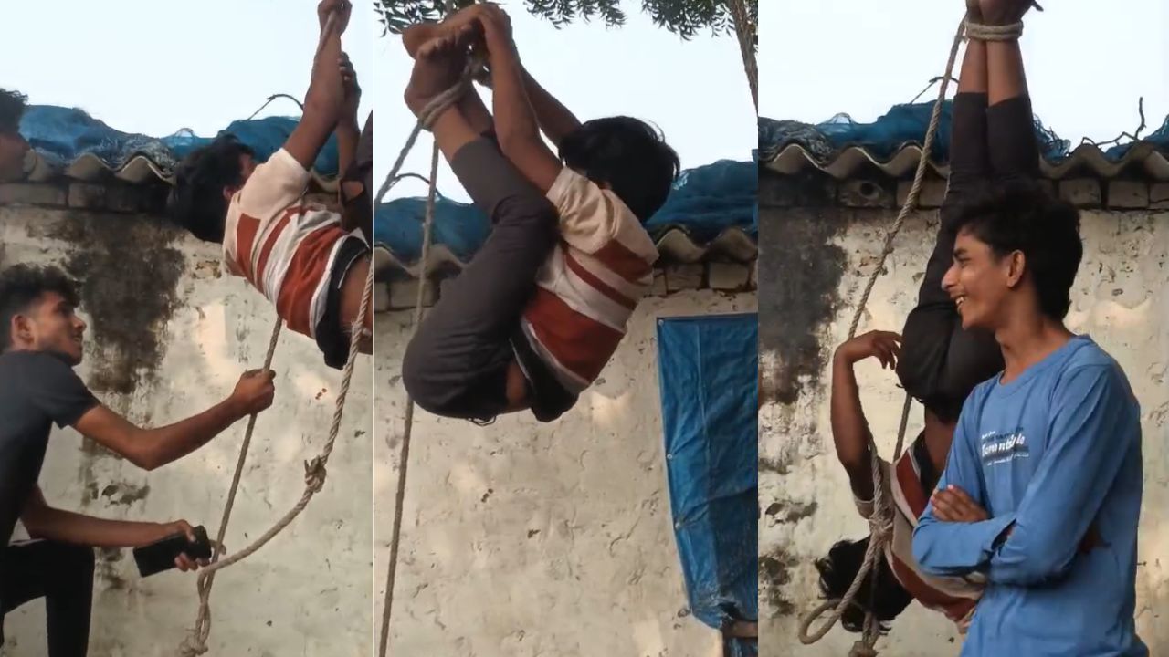 मोबाइल चोरी के शक में भीड़ बनी जानलेवा, नाबालिग को दी ‘तालिबानी सजा’, जानें महराजगंज का अजीबो-गरीब मामला