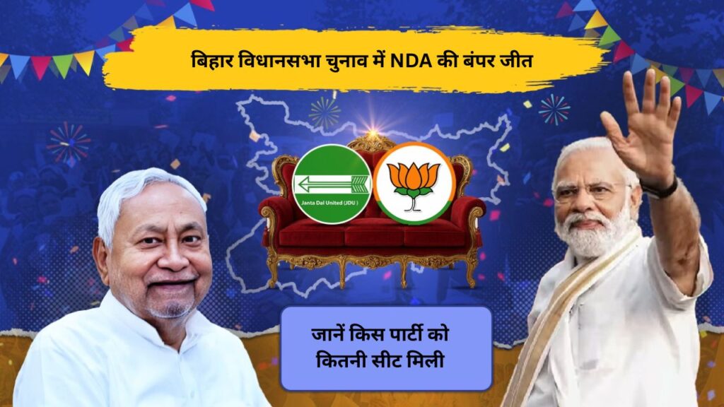 NDA wins Bihar assembly elections with a huge victory