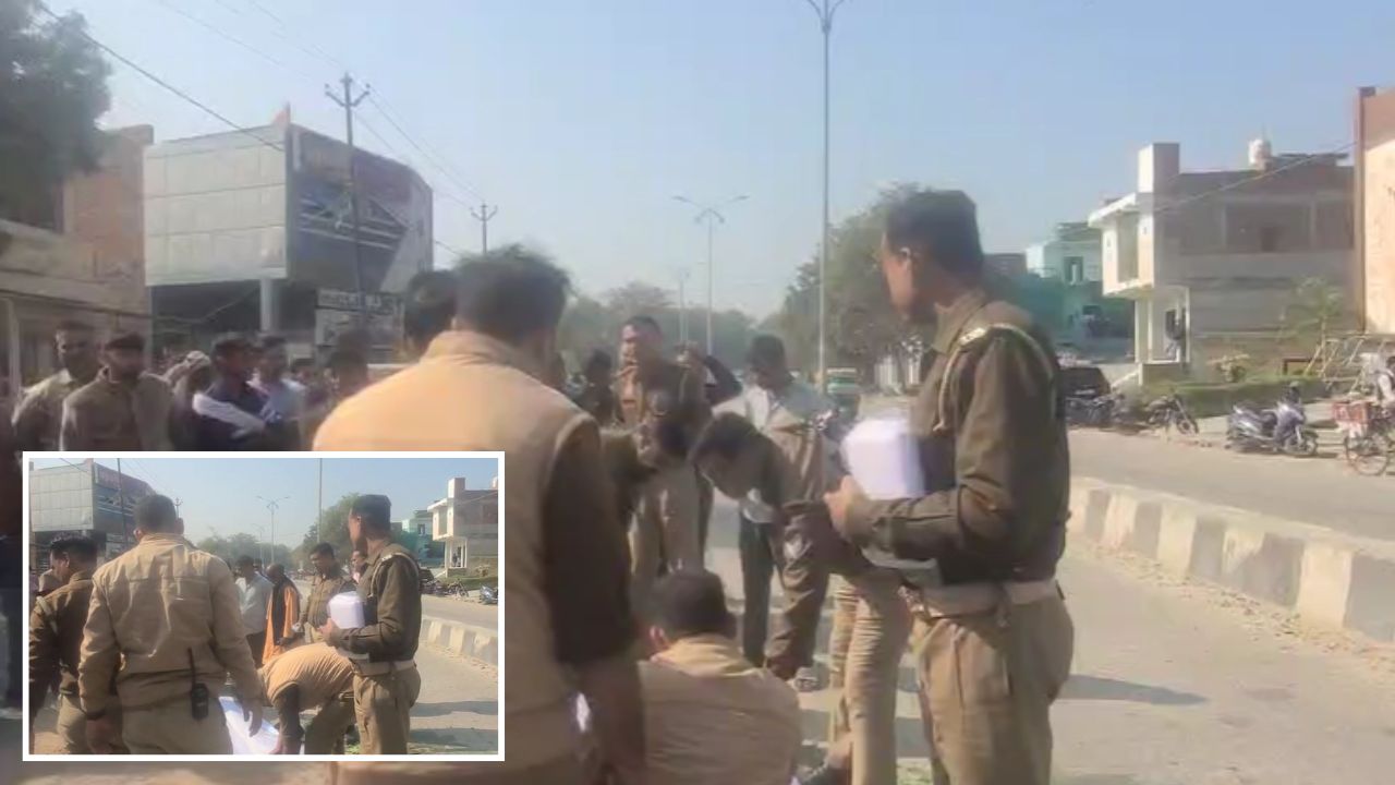 मैनपुरी में सड़क हादसा: अज्ञात वाहन ने बाइक सवार को मारी टक्कर, एक की मौत