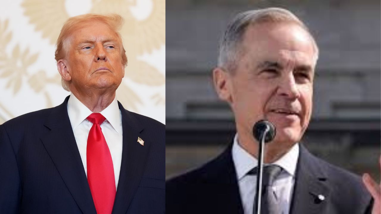 US-Canada Dispute: कनाडा के PM को ट्रंप से मांगनी पड़ी माफी, विज्ञापन विवाद ने बढ़ाया तनाव US-Canada Dispute: कनाडा के PM को ट्रंप से मांगनी पड़ी माफी, विज्ञापन विवाद ने बढ़ाया तनाव