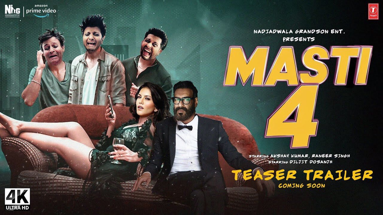 धमाल और हंसी का तड़का एक साथ, रिलीज हुआ ‘मस्ती 4’ का ट्रेलर; जानें सिनेमाघरों में कब आएगी फिल्म?