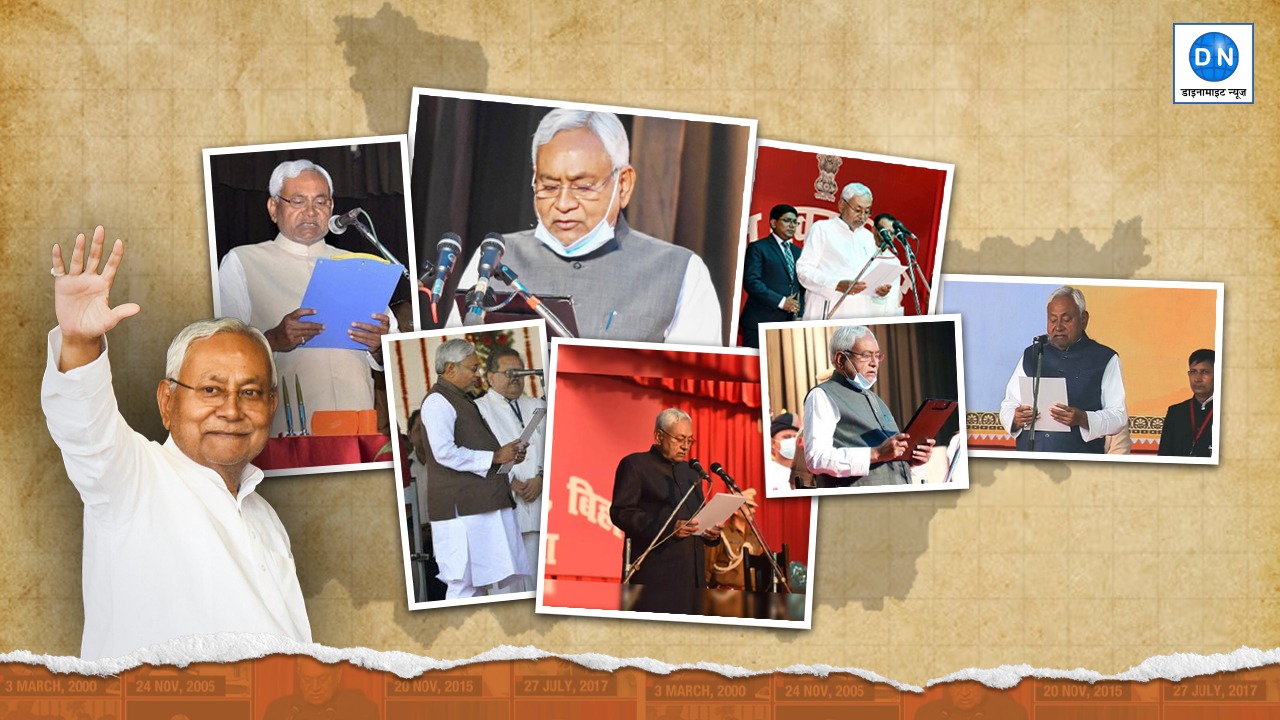 नीतीश कुमार कब-कब बने हैं Bihar CM, देखें उनके 10 साल के कार्यकाल की पूरी टाइमलाइन