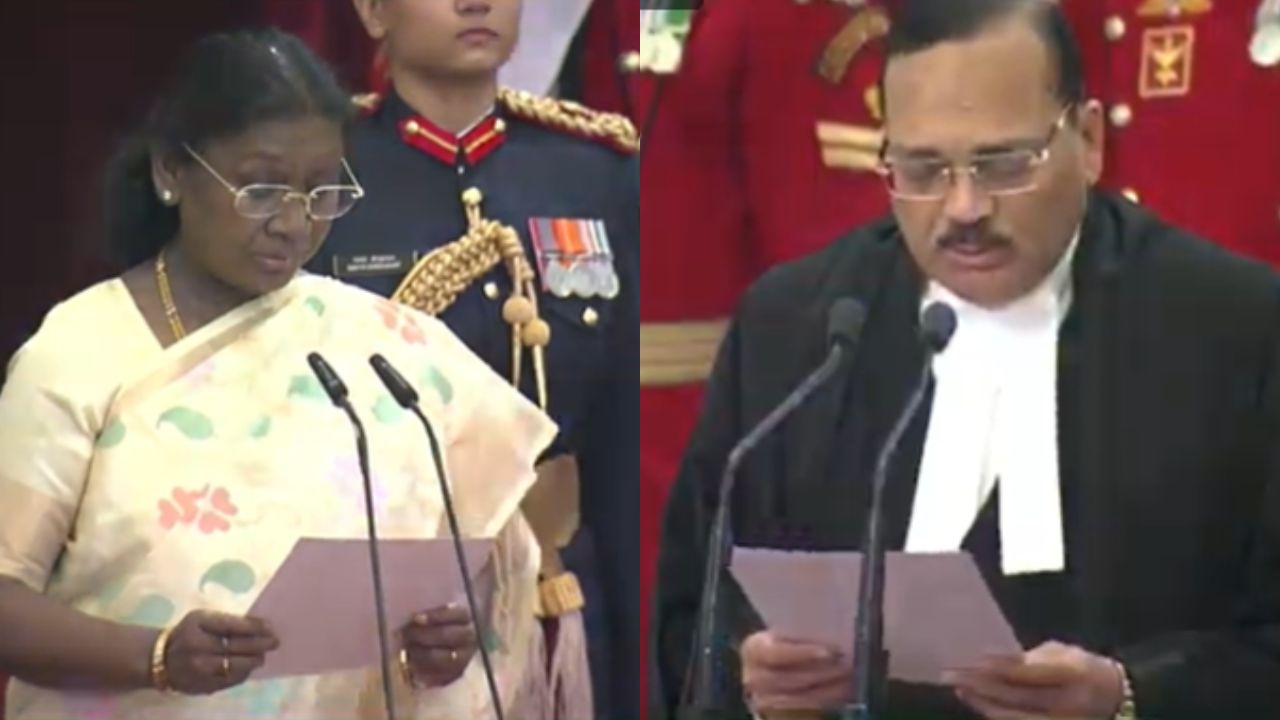 जस्टिस सूर्यकांत बने देश के 53वें CJI: राष्ट्रपति द्रौपदी मुर्मू ने दिलाई शपथ, ये दिग्गज राजनेता बने साक्षी