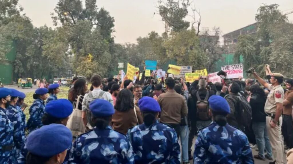 Protest at India Gate