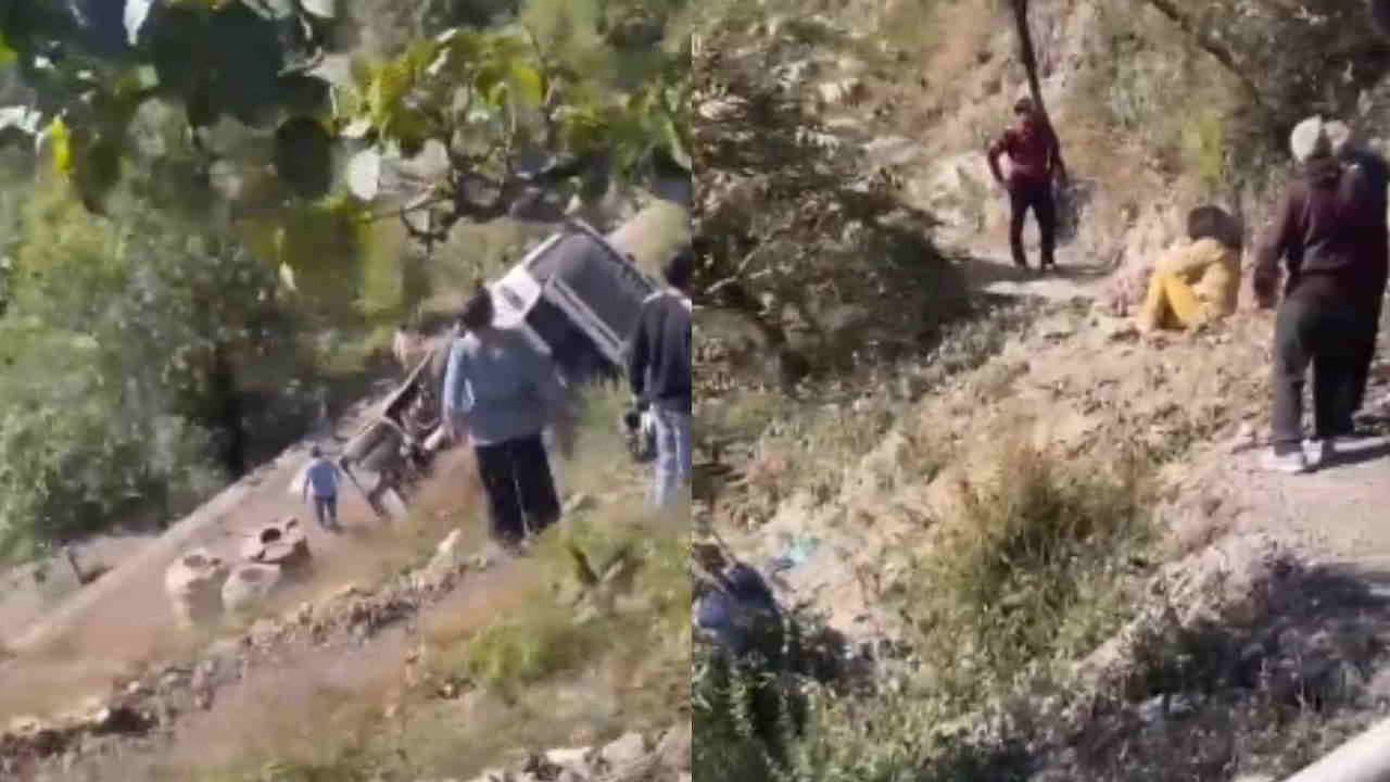 उत्तराखंड के कुंजापुरी में भीषण बस हादसा, गुजरात के 5 लोगों की मौत