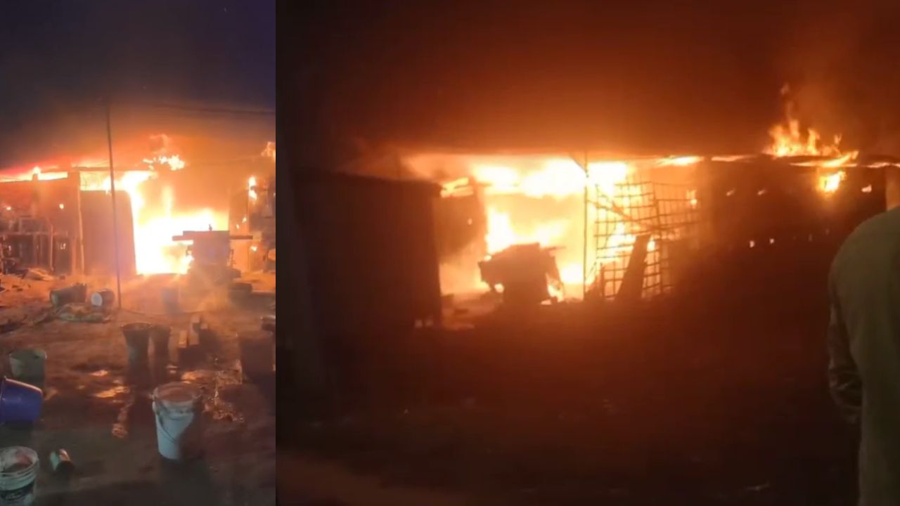 Gorakhpur Fire News: फर्नीचर मार्केट में आग का कहर, लाखों रुपये जलकर राख; मची अफरा-तफरी