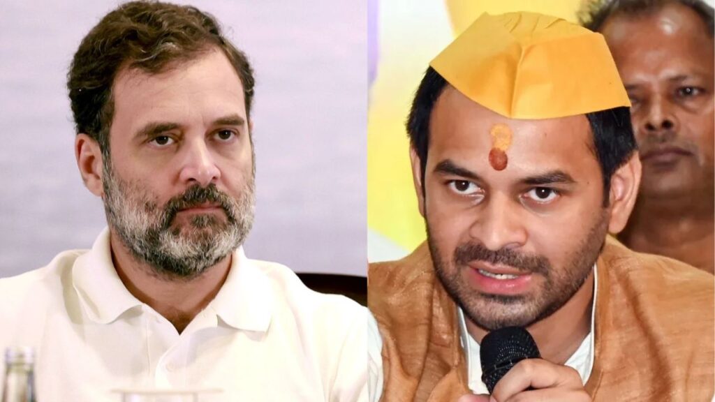 Tej Pratap Yadav attacks Congress leader