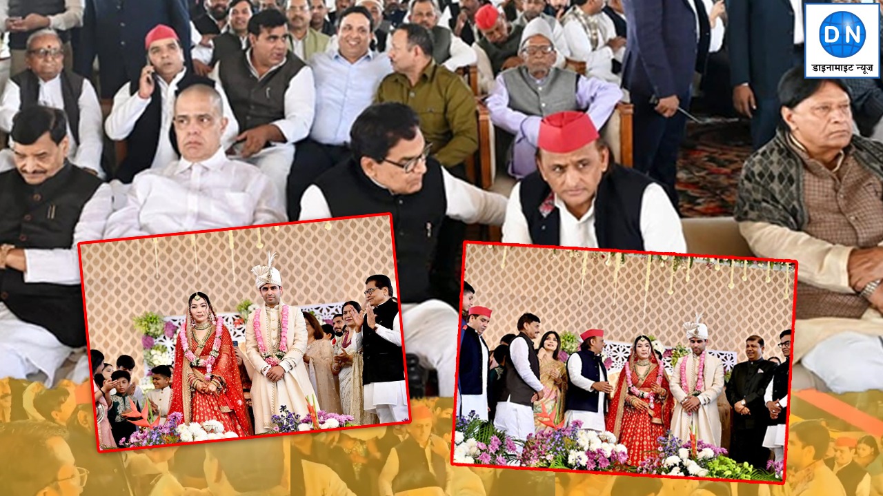 सपा अध्यक्ष अखिलेश यादव के चचेरे भाई की शादी में मिला सादगी का उदाहरण, दिखी परिवार की एकजुटता