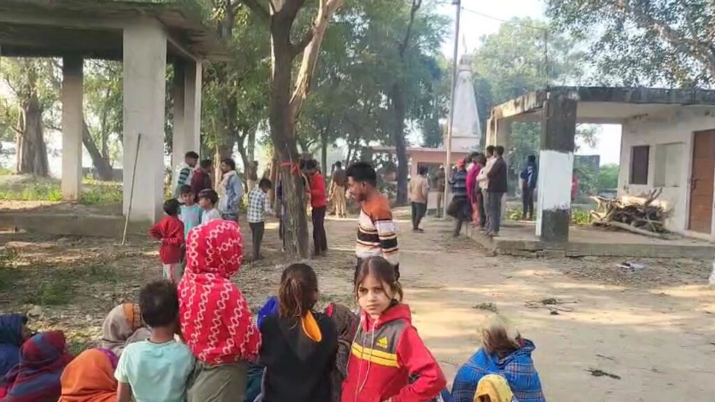 There is an atmosphere of mourning in the village