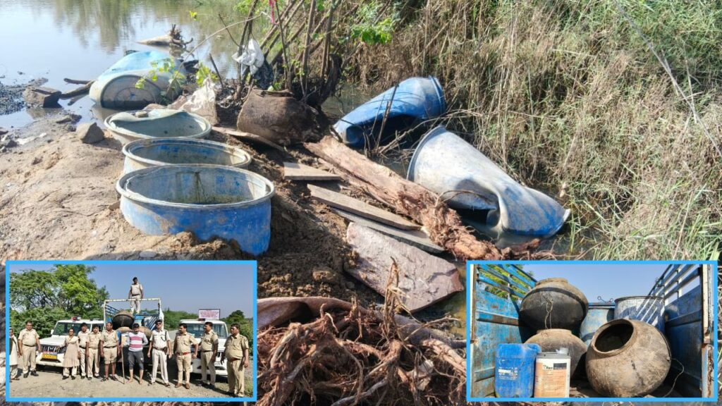 Excise department raids on poisonous liquor