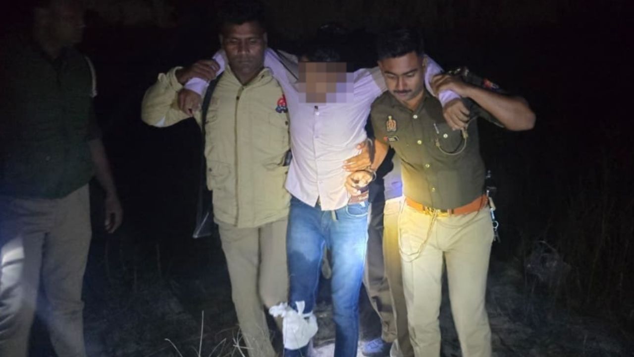 बदायूं में गोकशी का कुख्यात आरोपी मुठभेड़ में घायल, पुलिस की घेराबंदी में दबोचा गया एजाज