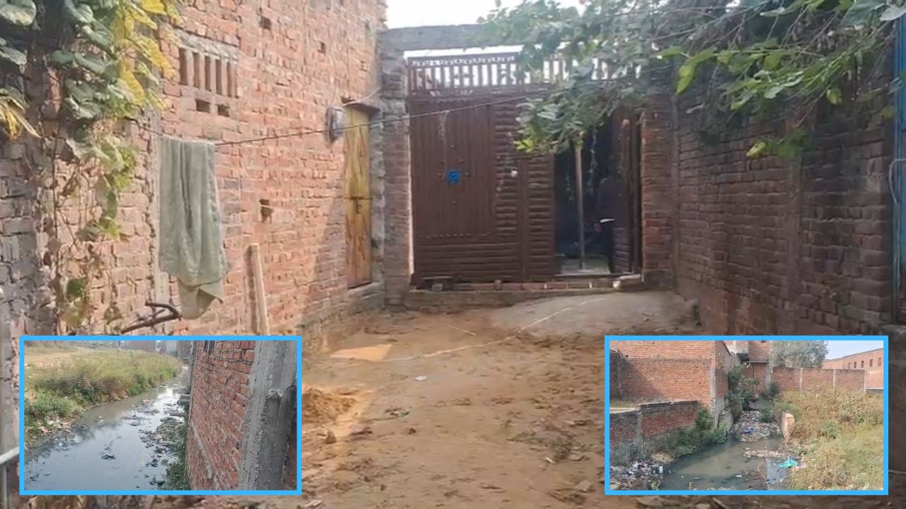 बदायूं में भू-माफियाओं का आतंक, बहते नाले पर कर दी प्लॉटिंग; मकान खड़े कर दिए!