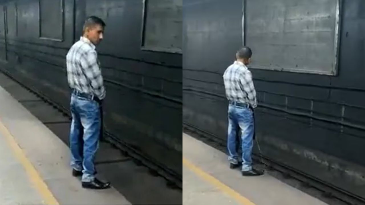 शौचालय समझ लिया क्या? Delhi Metro के ट्रैक पर पेशाब करते दिखा युवक, जानें फिर क्या हुआ