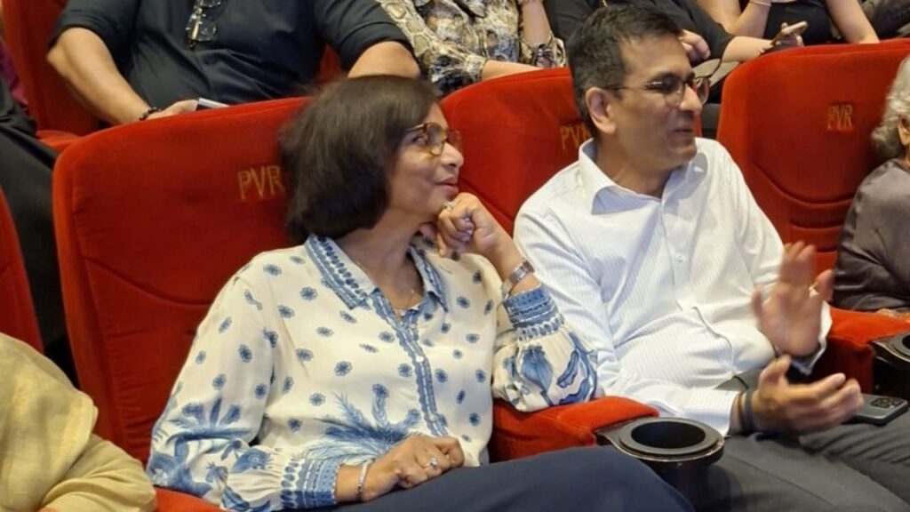 Chief Justice DY Chandrachud watched the film Haq