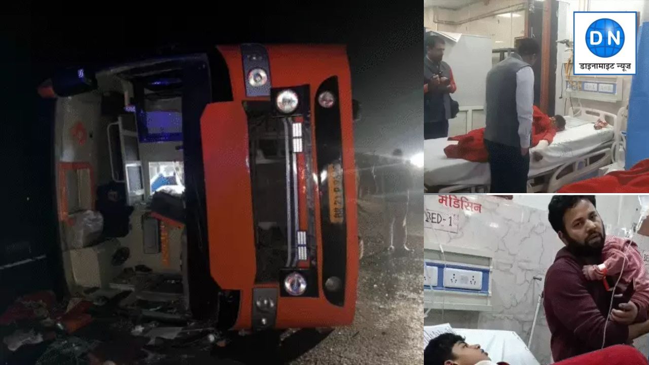 आगरा-लखनऊ एक्सप्रेसवे पर बड़ा हादसा: पिता रोता रहा और बेटे का कट गया सिर, सड़क पर पड़ी रही लाशें