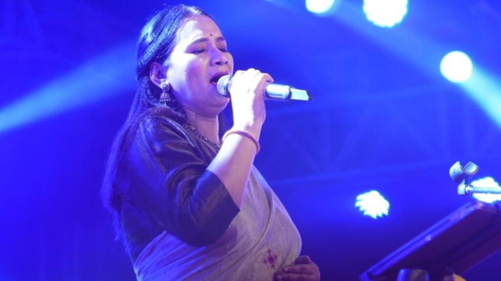 The audience was enthralled by Kalpana Patwari's performance