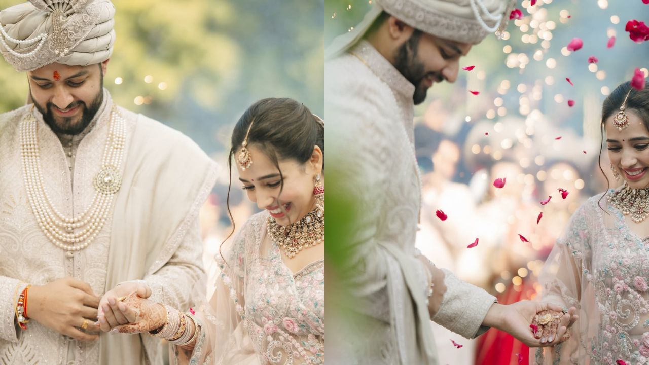 तस्वीरों के साथ कार्तिक ने दिल से लिखा, समय धीरे-धीरे हमारी जिंदगी को बदल देता है… आज का दिन भी कुछ ऐसा ही था। अपनी ‘कीकी’ को दुल्हन बनते देखकर लग रहा है जैसे कई साल एक ही पल में सिमट गए। (Img- Insta/Kartik Aaryan) तस्वीरों के साथ कार्तिक ने दिल से लिखा, समय धीरे-धीरे हमारी जिंदगी को बदल देता है… आज का दिन भी कुछ ऐसा ही था। अपनी ‘कीकी’ को दुल्हन बनते देखकर लग रहा है जैसे कई साल एक ही पल में सिमट गए। (Img- Insta/Kartik Aaryan)