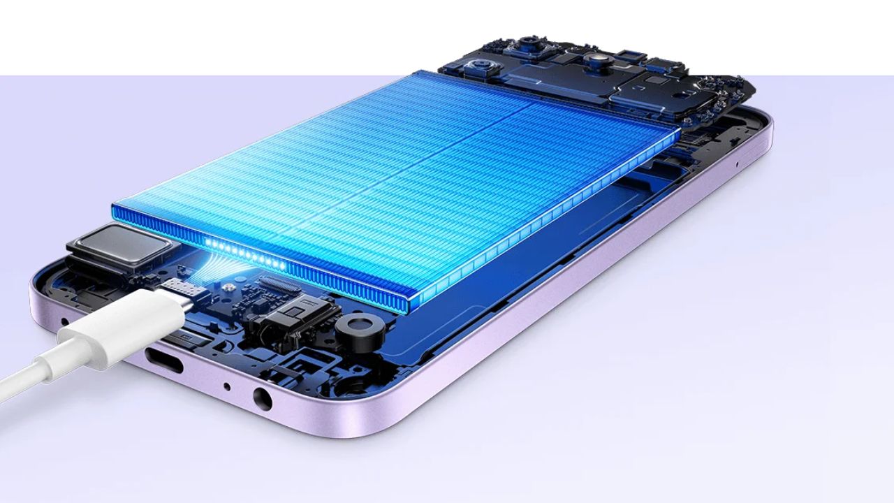 6,000mAh की बैटरी है, जो 33W फास्ट चार्जिंग सपोर्ट करती है। फोन का वजन 211 ग्राम है और IP64 रेटिंग के साथ आता है, जो पानी और धूल से सुरक्षा देती है। (Img- official website/Xiaomi) 6,000mAh की बैटरी है, जो 33W फास्ट चार्जिंग सपोर्ट करती है। फोन का वजन 211 ग्राम है और IP64 रेटिंग के साथ आता है, जो पानी और धूल से सुरक्षा देती है। (Img- official website/Xiaomi)