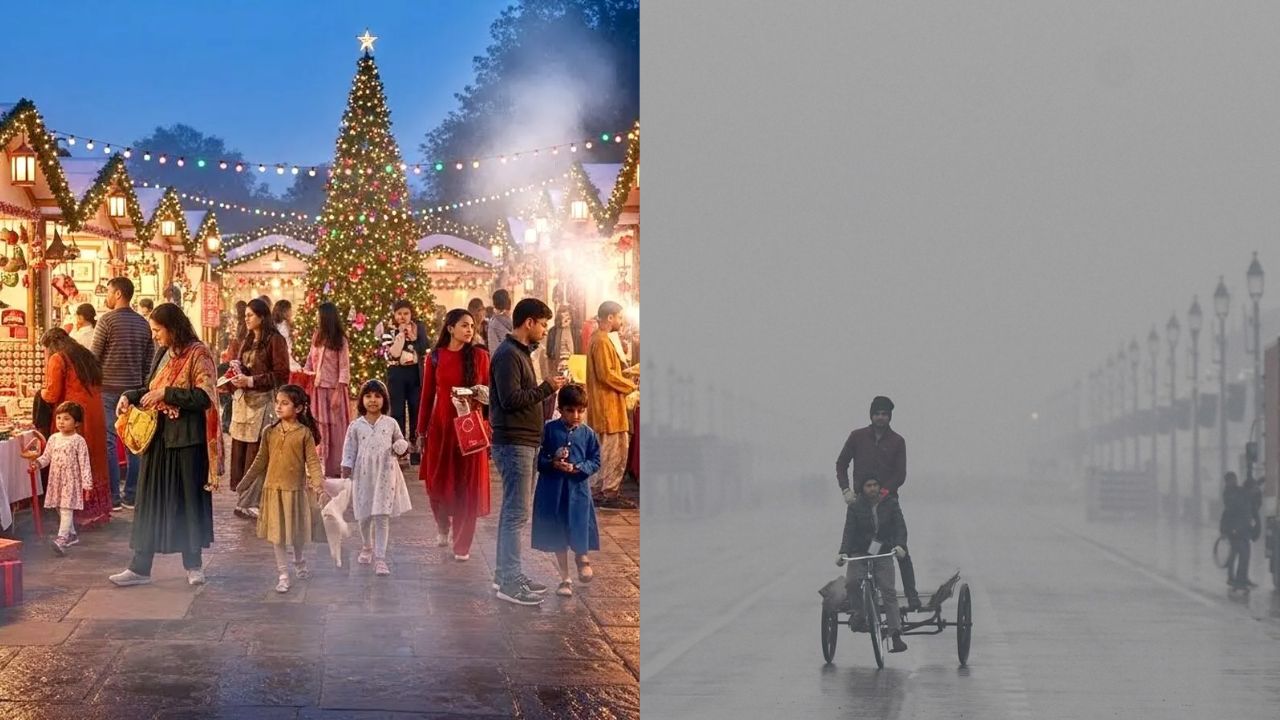 Delhi-NCR Weather: क्रिसमस पर ठंड और घना कोहरा बना चुनौती… जानें आज का मौसम अपडेट