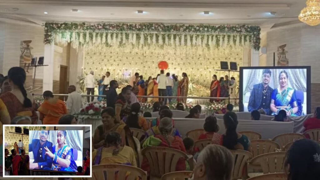 The couple participated in the wedding online (Img: Google)