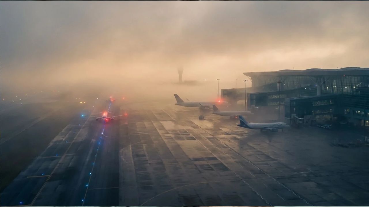 घने कोहरे से दिल्ली एयरपोर्ट ठप, 100 से ज़्यादा उड़ानें रद्द, इंडिगो ने एडवाइजरी जारी की