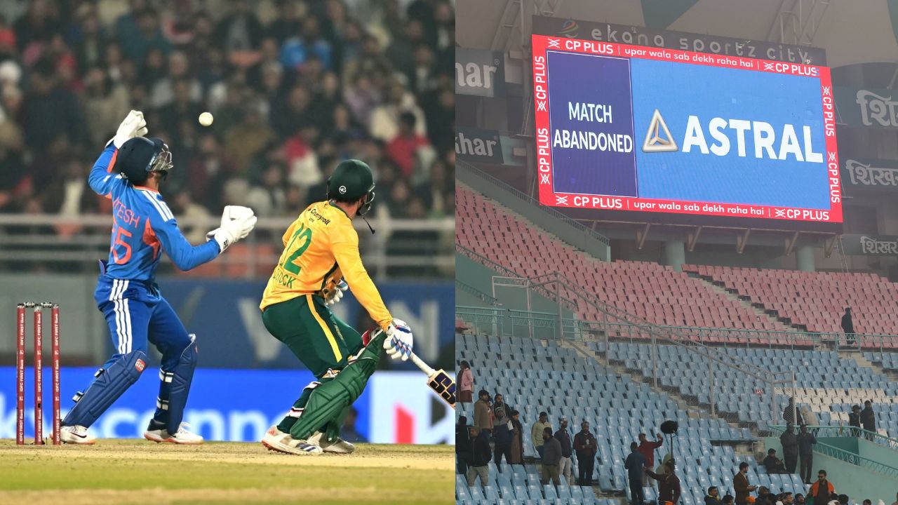 लखनऊ टी20 में फॉग बना विलेन, क्या पहली बार कोहरे की वजह से रद्द हुआ इंटरनेशनल मैच?