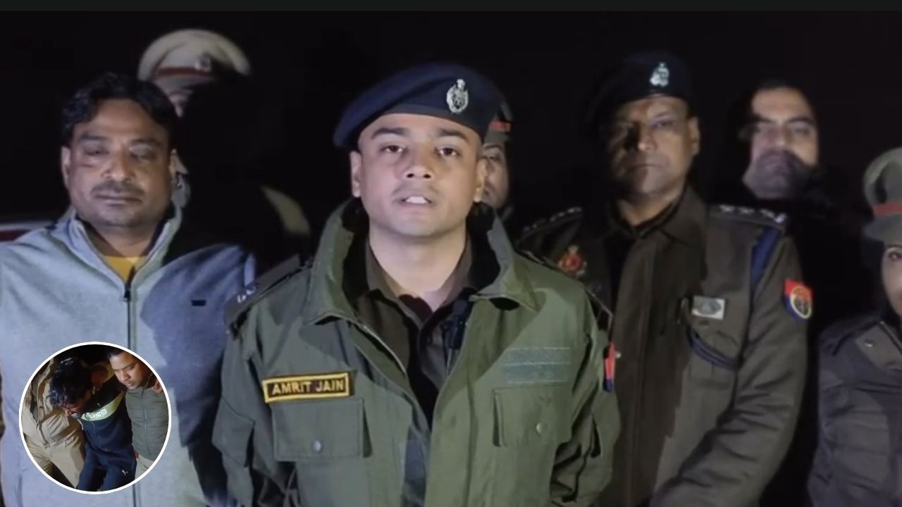 मुठभेड़ का पर्दाफाश: अलीगढ़ पुलिस ने दो बदमाशों को घायल कर पकड़ा, लूट-चोरी का खुलासा