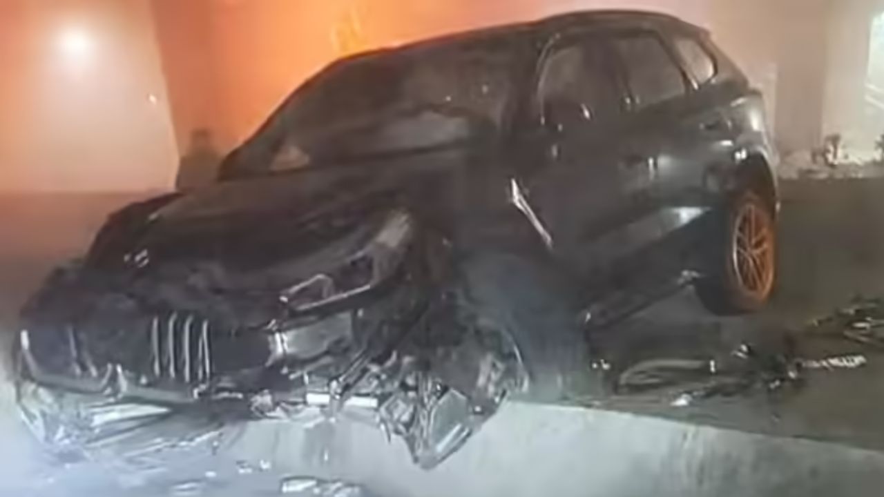 नोएडा में तेज रफ्तार का कहर: BMW ने साइकिल सवार को कुचला, कार के अंदर की हालत देखकर पुलिस दंग