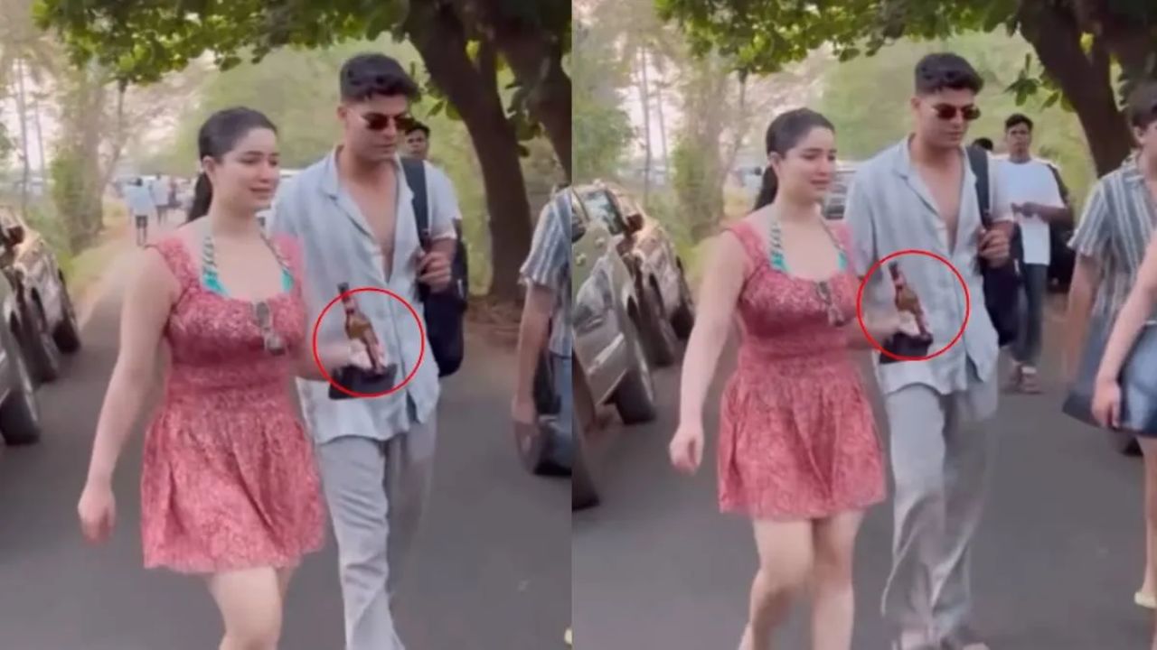 हाथ में बियर लिए नजर आईं तेंदुलकर की लाडली, देखें सारा का ये अंदाज- VIDEO