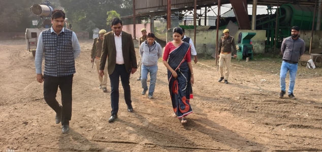 रायबरेली: जिलाधिकारी हर्षिता माथुर का औचक दौरा, सॉलिड वेस्ट प्लांट में कूड़ा प्रबंधन की कड़ी जांच