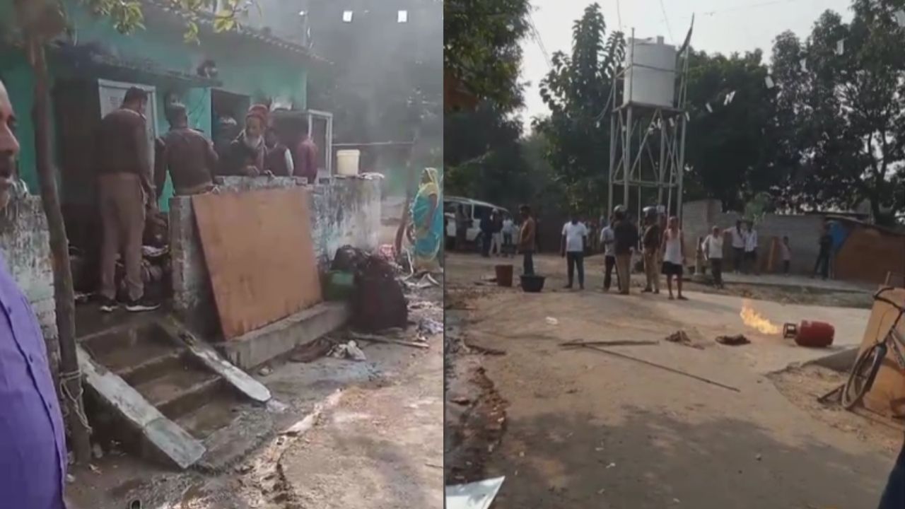 Sonbhadra News: रेगुलेटर से गैस रिसी और पल भर में उजड़ गया घर-आग बुझाने में पति बुरी तरह झुलसा